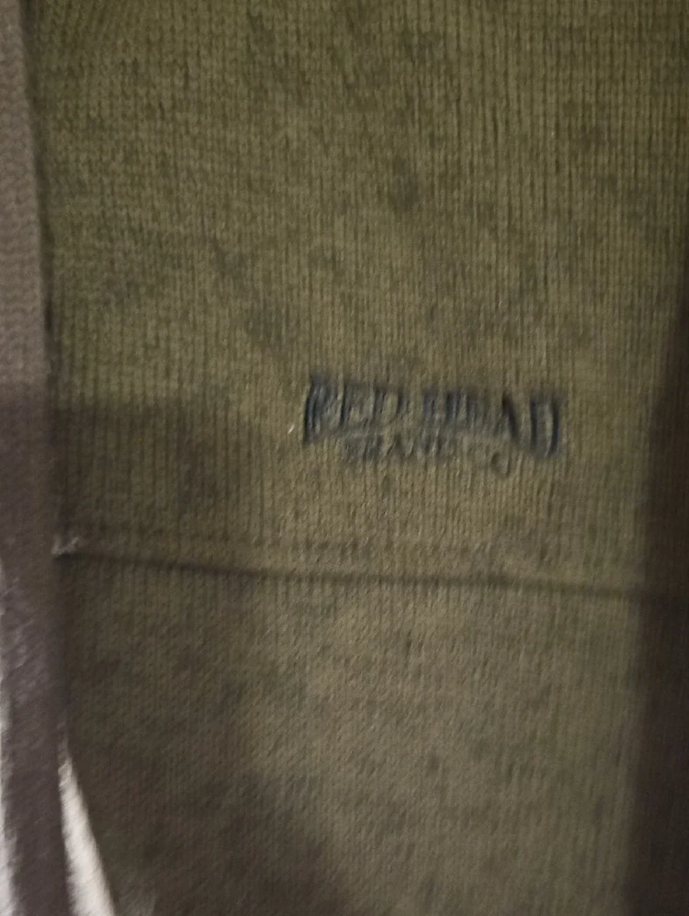 RedHead Brand Co. Brown Textured Fleece Full Zip Hoodie Jacket - Men's 2XL